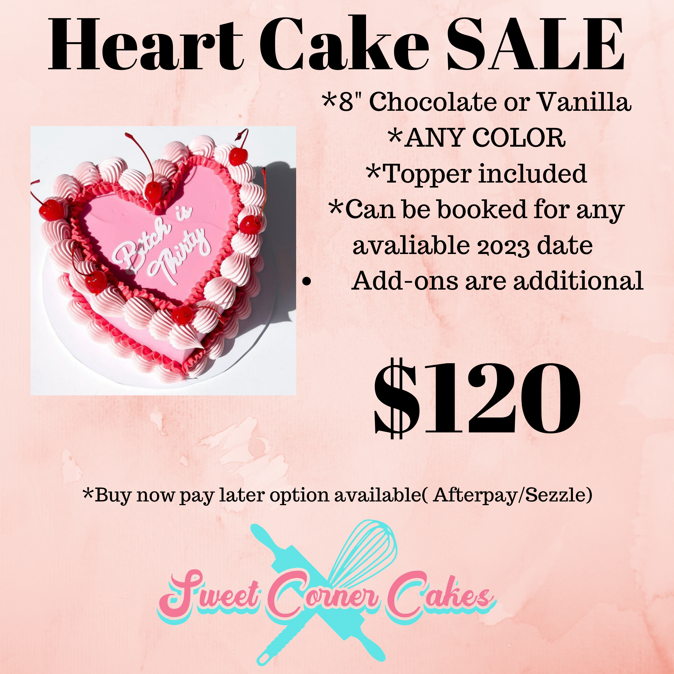 Heart Cake SALE