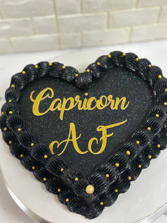 Single Layer Heart Cake