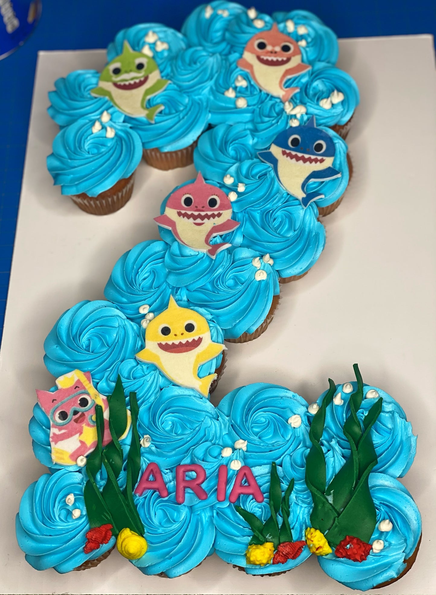 Monogram Cupcake Board