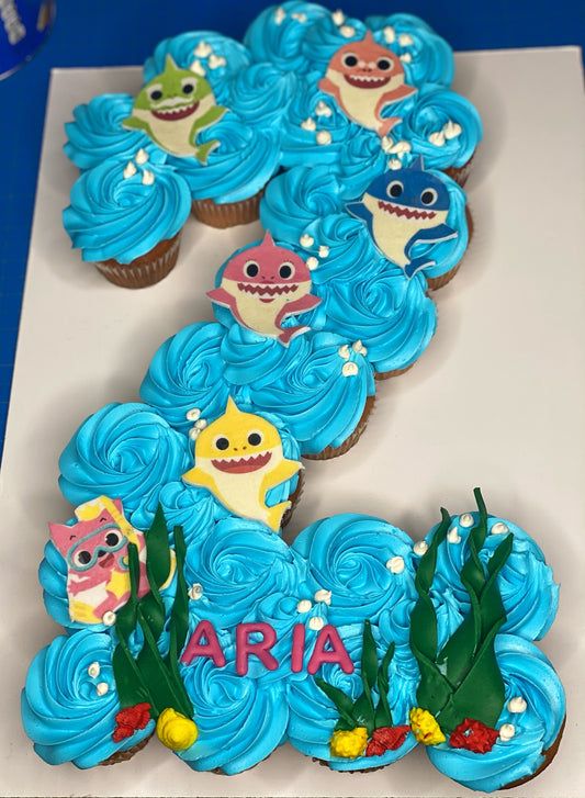 Monogram Cupcake Board